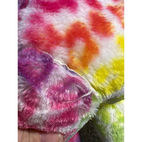 17" Build A Bear Rainbow Tie dye Leopard Kitty Cat Plush Stuffed Animal BAB - Picture 8 of 8